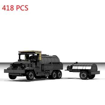 Horúce lepining vojenské WW2 vozidiel U.S. Army technic Generals Nádrž Truck Dodanie vojny údaje model Stavebné kamene, tehly hračky