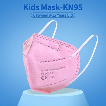 10-100ks deti Masky KN95 Maska 5ply Filter Prachu, Ochranné Masky opakovane priedušná n95 Mascherina deti špeciálne ffp2mask