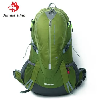 Kráľ džungle 2017 nové turistika nylon trhať nepremokavé profesionálne horolezectvo vak 40 L outdoorové športy batoh +pláštenka 1,3 kg