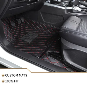 Flash mat kožené auto podlahové rohože pre Všetky Modely Fiat palio viaggio Ottimo Bravo Freemont 500 auto príslušenstvo nohy mat styling