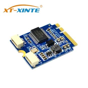 XT-XINTE Stúpačky Karty M. 2 na USB M. 2 pre NGFF KEY-E Dual USB2.0 Rozširujúca Karta Converter Kábel USB M. 2 Stúpačky kábel Kábel Adaptéra