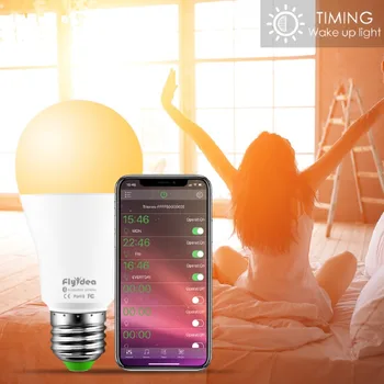 Smart LED Bezdrôtového pripojenia Bluetooth Žiarovku E27 10W RGB Farby Svetla Nastaviteľné AC 85-265V APP Riadenie IOS/Android Lampada