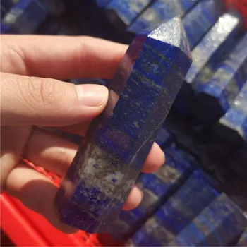 Prírodný Krištáľ Lapis Šesťhranný Stĺp Crystal Bod Minerálne Ornament Liečivé Kamene bytového zariadenia DIY Darčekové Dekorácie