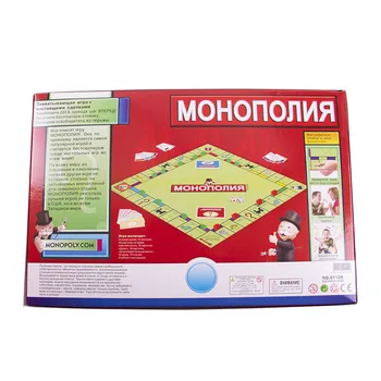 Vzdelávacie Hračky Klasickej Ruskej Monopol Hry Doskové Hry Party Hry, Hračky