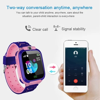 Neweat Smart Hodinky pre Deti detský Darček SOS Anti Stratil Smartwatch So Sim Kartou, Hlasový Chat Fotoaparát Vodotesný Pre IOS a Android