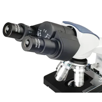 AmScope 40X-2500X LED Lab Binokulárne Zložené Mikroskop s 3D-Štádiu B120C