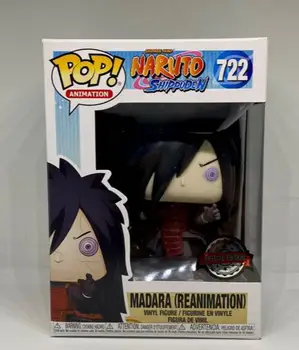 Funko Pop Japonské Anime Naruto Uchiha Madara Reanimation Akcie Obrázok Hračky Kolekcie Bábika 722# Vianočné Hračky
