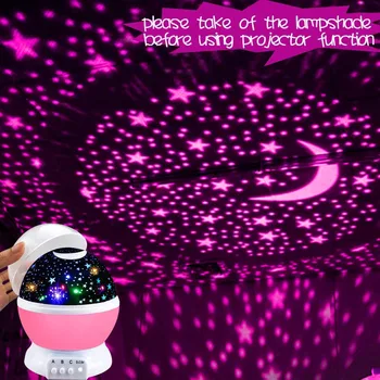LED Nočné Svetlo Luminaria Projektor Hviezdy, Mesiac Lampa pre malé Deti Spať Narodeniny Led Vnútorné Svetlo USB Pohybu víla sky master dre
