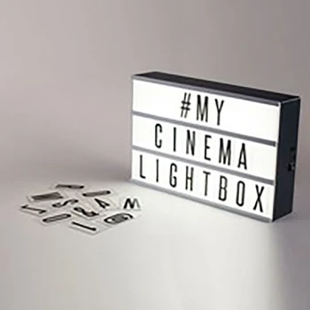 126pcs Filmový Led Lightbox Nahradenie Písmen, Čísla, Znaky Čierna pre A4 MagiGlow rozsvieti schránkové Prihlásiť Message Board 4P