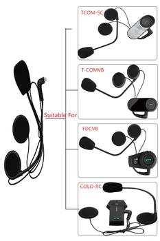 Slúchadlo Mikrofón Pre T-COMVB,TCOM-SC,COLO-RC,radiče disketovej jednotky-VB Bluetooth Intercom Motocyklové Prilby Headset