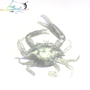 2021 14.6 g silikónové cestnej návnadu 3D simulácia krab návnadu mora rybárske návnady, rybárske náčinie, more krab návnadu podozrivý zápach