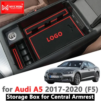 Opierke Úložný Box Zakladanie Upratovanie, pre Audi A5 2017 2018 2019 2020 A5 F5 RS5 S5 súlade S RS 5 Auto Organizátor Príslušenstvo Styling