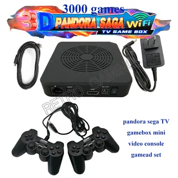 Pandora Saga TV Gamebox Video Herné Konzoly 2 USB Gamepad Regulátor Nastavený 3000 Hry pre okno/android/box/ps3 platforma