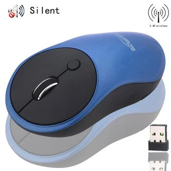 NOVÝ Tichý Myš Wireless 2.4 G Tichý Tlačidlá, Ergonomický Stlmiť Myši na Počítač, Notebook Myši na Plochu, Notebook PC Mause