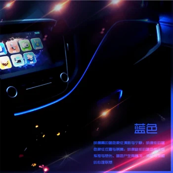 5in 1 6 v 1 Auto Dekorácie Svetla APP / RGB okolitého svetla auto lights auto príslušenstvo Aktívny zvukový EL neon drôtené Pásy svetla