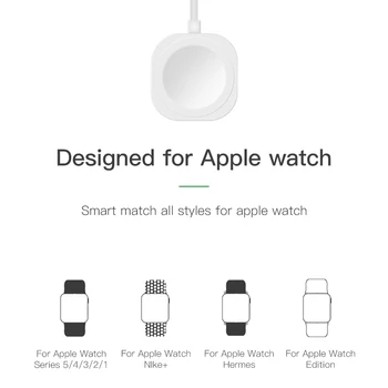 Bezdrôtové Námestie Nabíjačku Pre Apple Hodinky Nabíjací Dock Pre Nabíjanie Iphone Apple Smart Hodinky Series 5 4 3 2 Prenosné Rýchlo Nabíjačka,