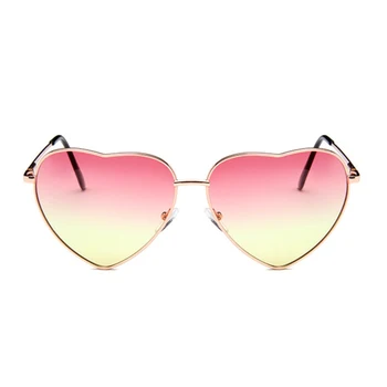 Srdce Zrkadlo Slnečné Okuliare Ženy Značky Dizajnér Cat Eye Slnečné Okuliare Žena Retro Láska Srdca, Tvarované Okuliare Dámy Nakupovanie Oculos
