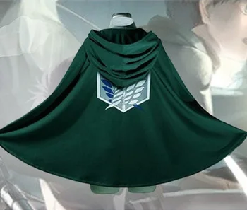 Na Predaj Anime Útok na Titan Plášť Shingeki no Kyojin Skautingu Légie Nie / Levi Plášte Cosplay Kostým
