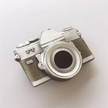 3D Fotoaparát Sochárstvo Tvar Vintage Smalt Pracky Pásu