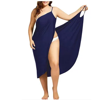 2019 Sexy Módne dámske Plážové Šaty Hot Backless Pareo Pláži zakryť Zábal Šaty Pláž Nosiť Tunika kaftan Plavky, Šaty