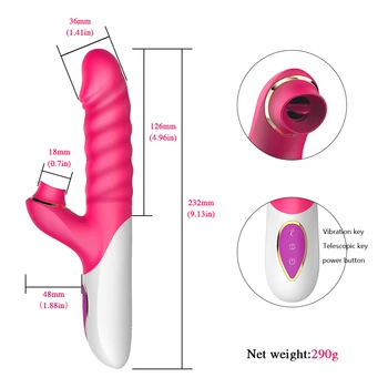 Bulík Vibrátor G-Spot Vibrátor Jazyk Stimulátor Klitorisu Žena Klitoris, Vagina Sania USB Nabíjačka Masturbator Sexuálne Hračky pre Ženy