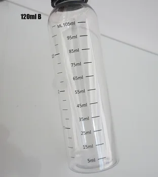 10pcs120ML 250ML Plastového Puzdra a Fľaša PET priehľadné Kvapaliny Fľašu s Promócie, Rozsah Detská Fľaša na Vodu s Spp