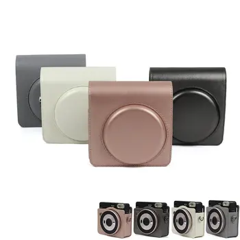 Ochranné puzdro pre Fujifilm Instax Námestie SQ6 Okamžité Fotoaparát na Film PU Kožená Taška s Popruhom cez Rameno Pre Okamžité Námestie SQ6