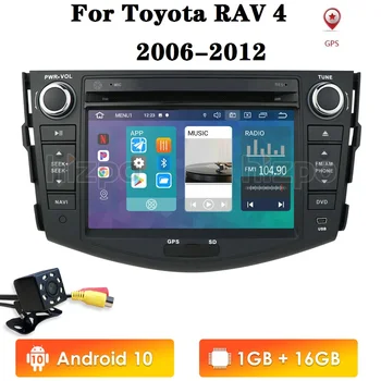 IPS Android 10 2din 7 Palcový autorádia pre Toyota RAV4 2006 2007 2008 2009 2010 2011 2012 GPS, DVD Navigačný Prehrávač Multimediálnych