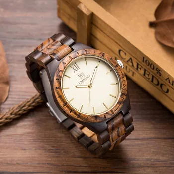 Módne pánske hodinky retro štýl vzácny drevený náramkové hodinky Pánske luxusné strážca pozerať prírodné drevené hodinky Relogio.