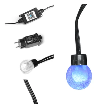 Smart LED Svetlá String APP Riadenie Narodeninovej Party Dekor RGB Osvetlenie, Vence, Svadobné Dekorácie, Osvetlenie, pre Vonkajšie