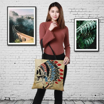 CROWDALE Vytlačené bielizeň taška s Čínskymi prvky Kabelky Ženy taška cez Rameno plátené Puzdro ženy taška na cestovanie 43 cm*43 cm