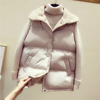 Lacné, veľkoobchod 2019 nové jeseň zima Hot predaj dámskej módy bežné ženské príjemne teplá Vesta vrchné oblečenie MP330