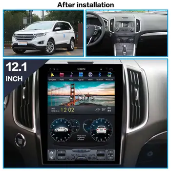128 GB Plazmové Obrazovky Pre Ford EDGE 2016 2017 2018 2019 Android 9.0 Auto Multimediálny Prehrávač, GPS Navigáciu, Rádio Stereo Jednotky BT