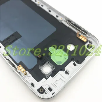 Kvalitné Full Bývanie obal Pre Samsung Galaxy E5 E500 E7 E700 Späť Kryt Batérie Bývanie Dvere +bočné tlačidlo+Objektív