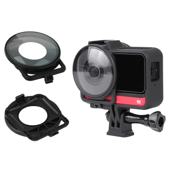 Dual-Objektív Mod Objektív Fotoaparátu Stráže Pre Insta360 jeden R 360 Vydanie Chránič Kryt Spp Pre Insta 360 R Akčné Kamery Príslušenstvo
