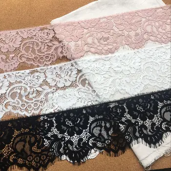 Široký 15 CM jednostranné kosti línie rias čipky textílie DIY svadobné šaty high-end oblečenie domov DIY príslušenstvo