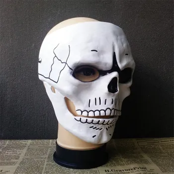 Lebky Kostra Strašidelné Masky 007 JAMES BOND Spectre Maska Mužov Halloween Karneval Cosplay Kostým Maškaráda Ghost Strany Živice Masky