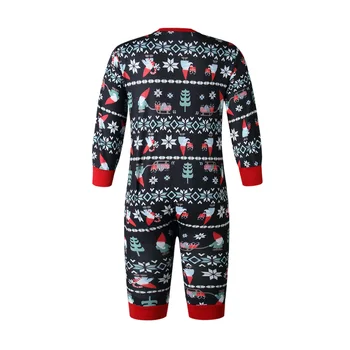 Rodina nové Sleepwear Rodiny Zodpovedajúce Oblečenie Vyzerať Vianoce Pyžamo Otec Matka Dieťa & Baby Mama a Mňa Oblečenie Vianoce Pyžamá