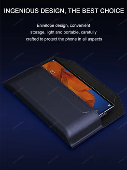Grma Skutočné Cowhide Kožené Puzdro Peňaženky Taška Pre Samsung Galaxy Z Fold 2 W20 pre iPhone 12 Pro Max huawei mate 40 rs Telefón taška