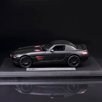 Maisto 1:18 Mercedes-Benz SLS AMG Matné auto zliatiny auto model simulácie auto dekorácie kolekcie darček hračka lejacích model