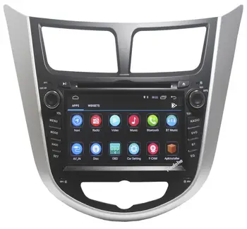 2din Android 9.0 RAM 2Gb AUTO DVD prehrávač Hyundai Solaris prízvuk Verna auta gps navigácie RDS rádio magnetofón BT, WIFI Mapu
