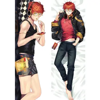 Anime Mystic Messenger vankúš Dakimakura prípade pohode chlapci 3D obojstranné posteľné prádlo Objímanie Telo života prispôsobiť obliečka na vankúš 03