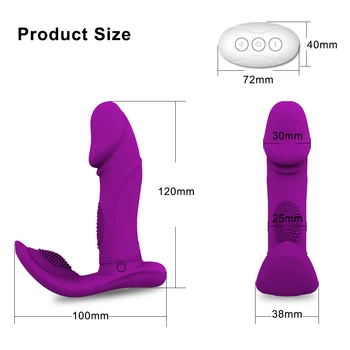 Bezdrôtové dobre sa nosí Nohavičky Dildo Vibrátor Sexuálne Hračky pre Ženy, Dospelých, Páry Vaginálne Hit Dotyk G Mieste Stimulátor Klitorisu Sex Shop