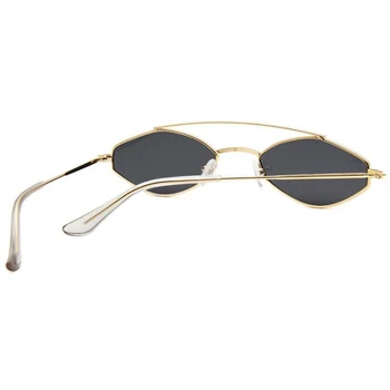 Yoovos 2021 Retro Slnečné Okuliare Ženy Zliatiny Zrkadlo Okuliare Lady Klasické Retro Kovové Slnečné Okuliare Zrkadlo Oculos De Sol Gafas