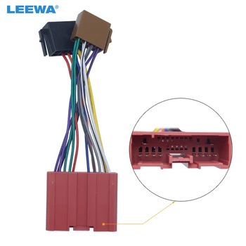 LEEWA Auto Stereo Audio nedeštruktívne Konverzie Plug Drôt Adaptér Pre MAZDA CD Rádio Elektroinštalácie Postroj Samica #CA4480