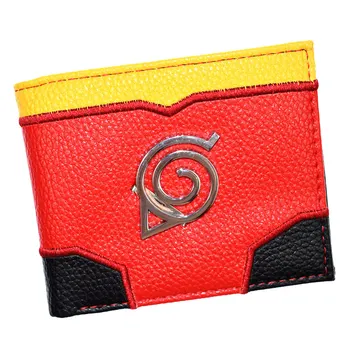 Hot Predaj Anime Naruto Peňaženky, pánske Krátke Kabelku Cool Dizajn Chlapca Peňaženky