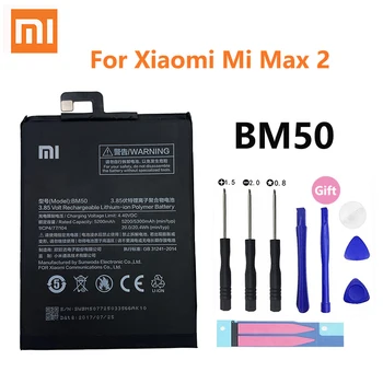 Xiao Mi Originálne Batérie Telefónu BM50 Pre Xiao Max 2 Max2 MiMax2 Vysokej Kvality 5200mAh Telefón Náhradné Batérie