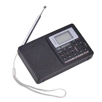 NOVÉ Mini FM Rádio Prenosný Rádio Prijímač, Podpora pre AM/FM/SW/MW/LW Plný Frekvenčný Rádio Prijímač, Podpora Budík pre Seniorov