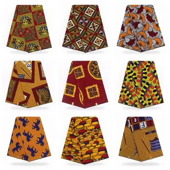 Nigérijský Čipky Textílie ASO EBI Afriky Bavlna Tlač Ankara Vysokej Kvality Naozajstný Tkaniva Vosk Pagne Africain Pagne Vosk Zaručená