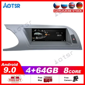 Auto Multimediálny Prehrávač pre Audi A4 A4L A5 B8, 8K 2009-Stereo GPS, DVD, Rádio, Navigačný systém Android 9 Obrazovke Monitora MMI 2G 3G MIB